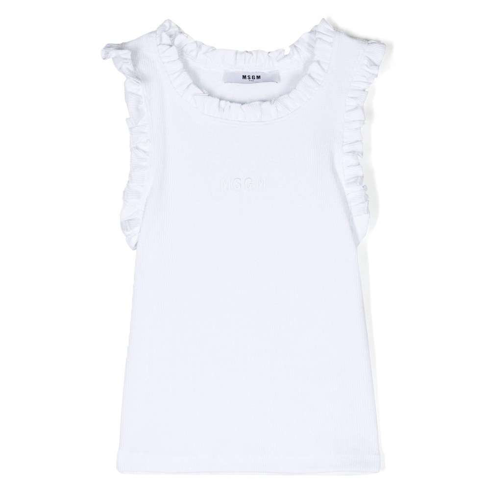 MSGM Canotta a costine...