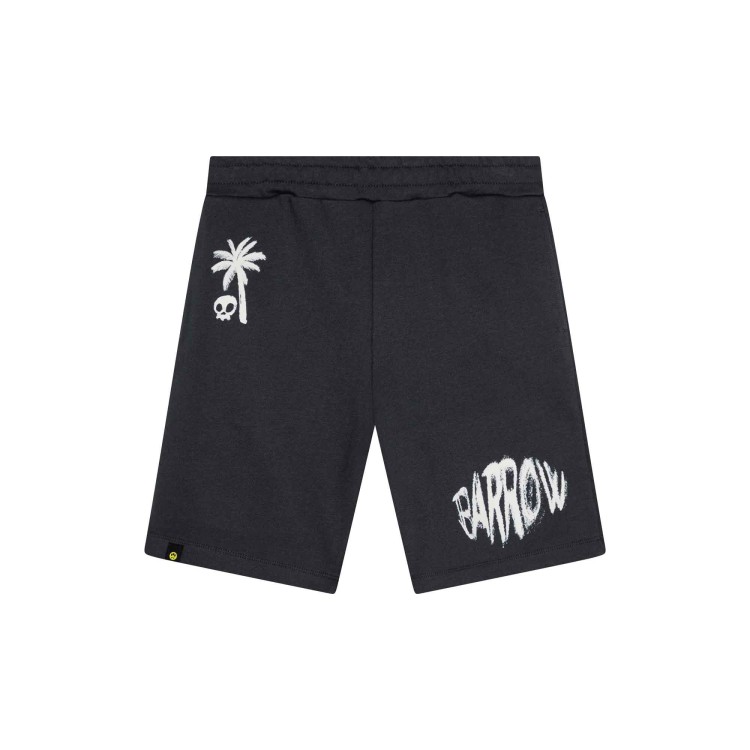 BARROW Shorts sportivi antracite con logo bambini