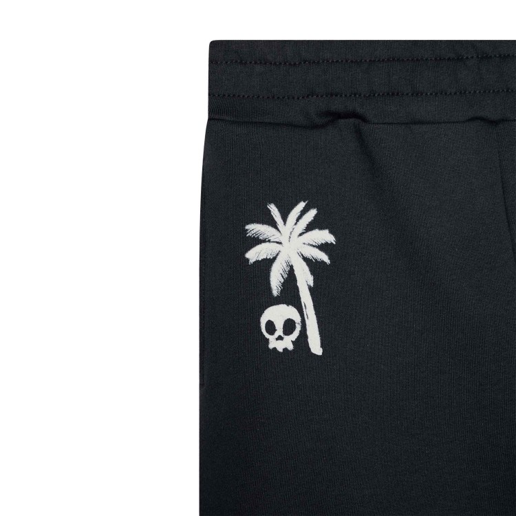 BARROW Shorts sportivi antracite con logo bambini