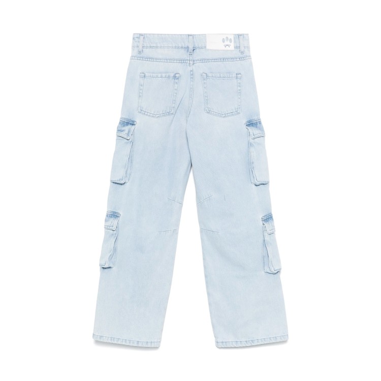 BARROW Jeans chiari cargo con logo bambini