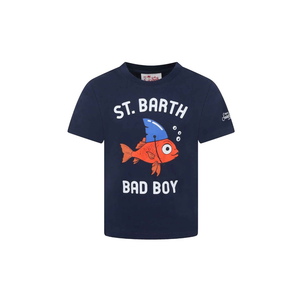 SAINT BARTH T-shirt blu...