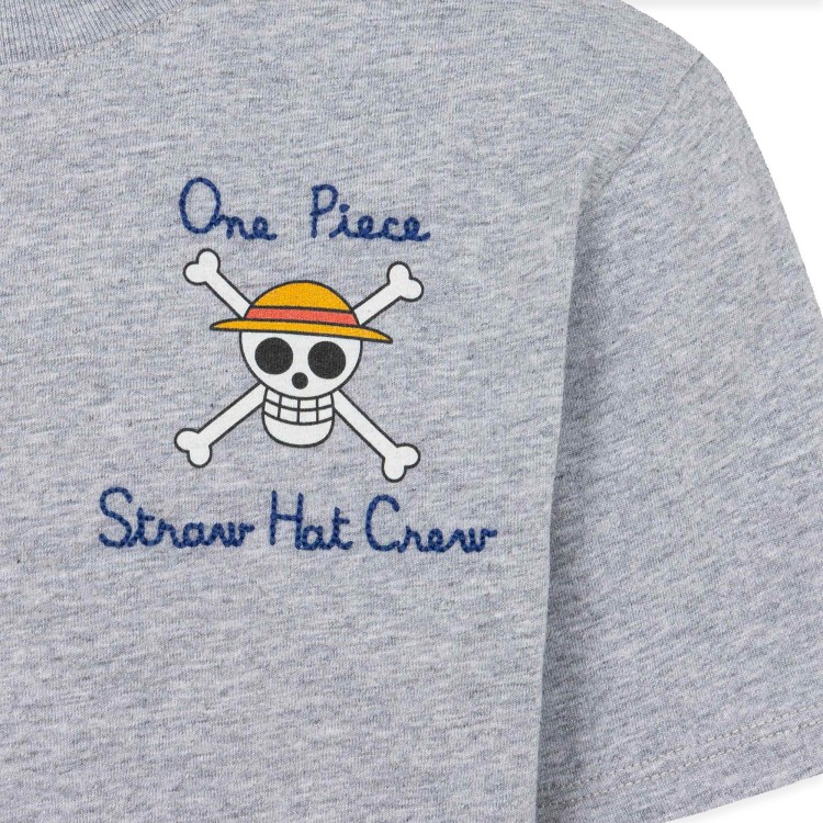 SAINT BARTH T-shirt grigia One Piece Luffy bambini