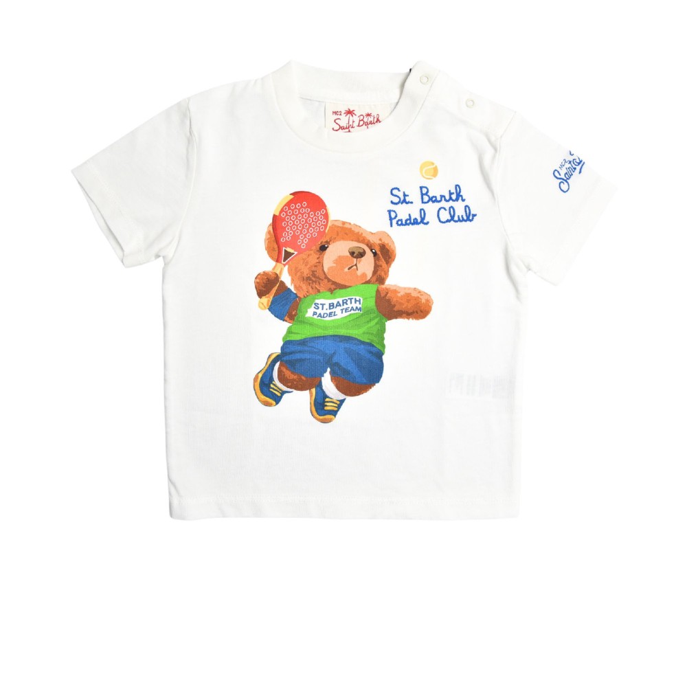 SAINT BARTH T-shirt bianca...