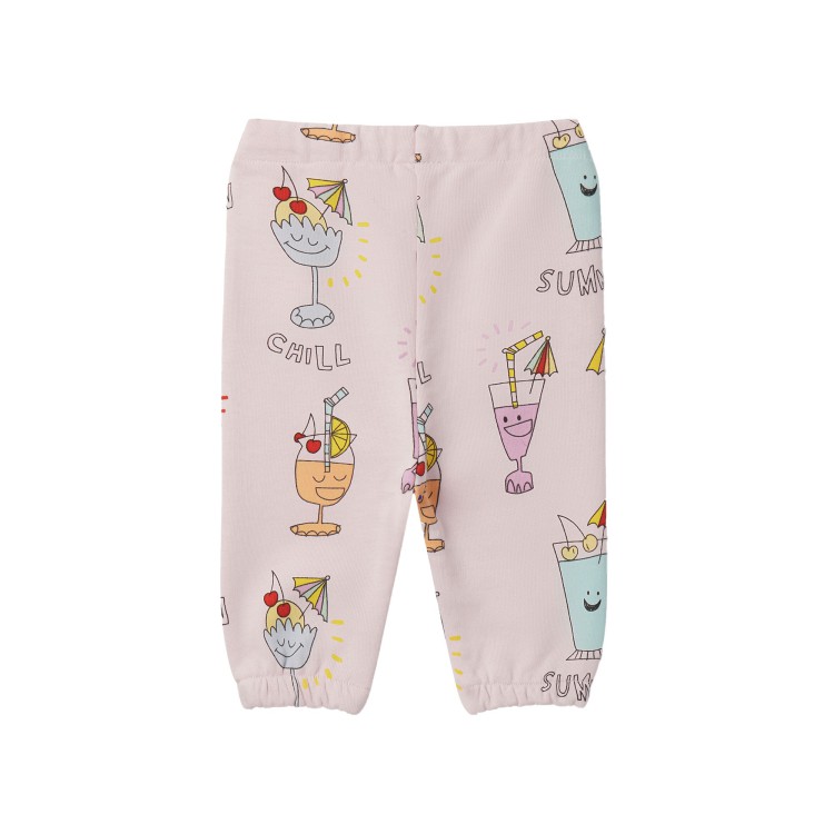 STELLA McCARTNEY Pantaloncino joggers rosa neonata