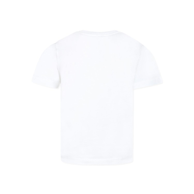 STELLA McCARTNEY T-shirt bianca con illustrazione bambino