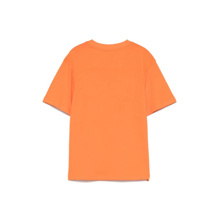 STELLA McCARTNEY T-shirt arancione con stampa multicolor bambino