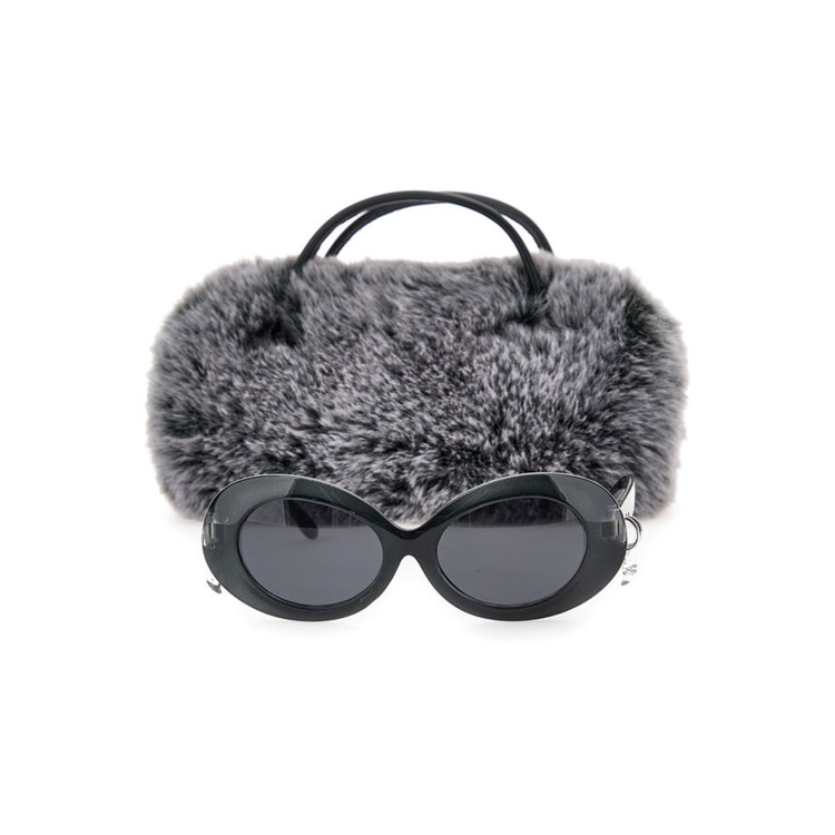 MONNALISA Occhiali da sole neri con charms bambina