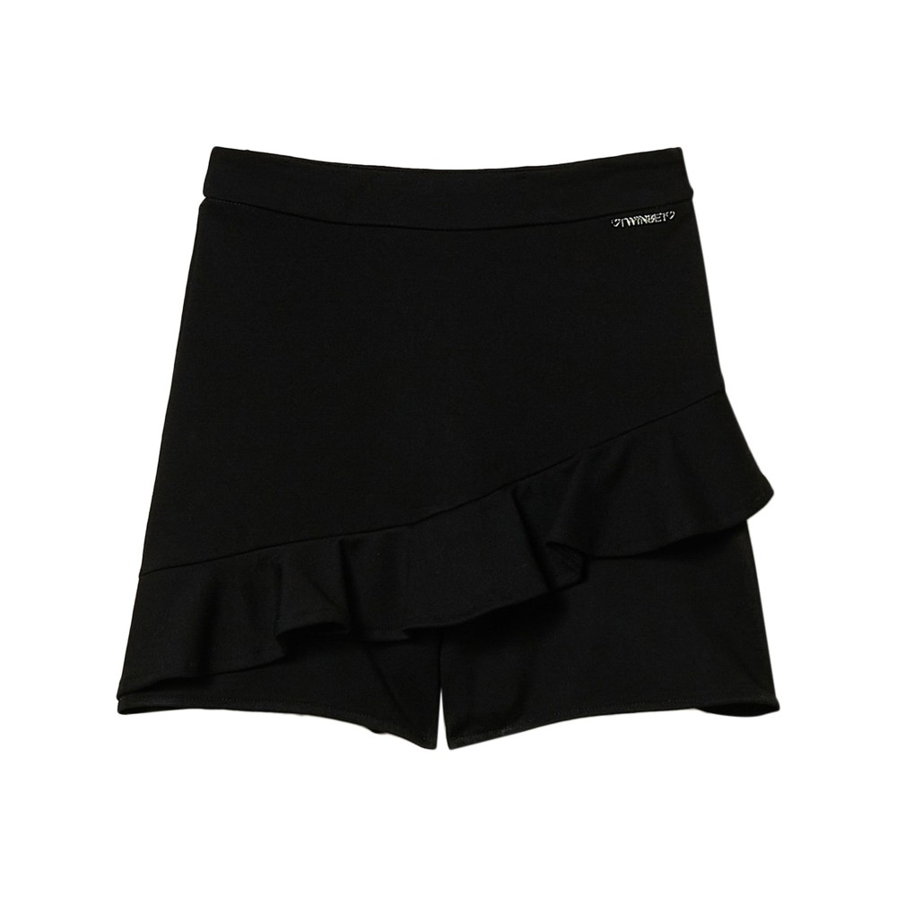 TWIN-SET Shorts neri con...