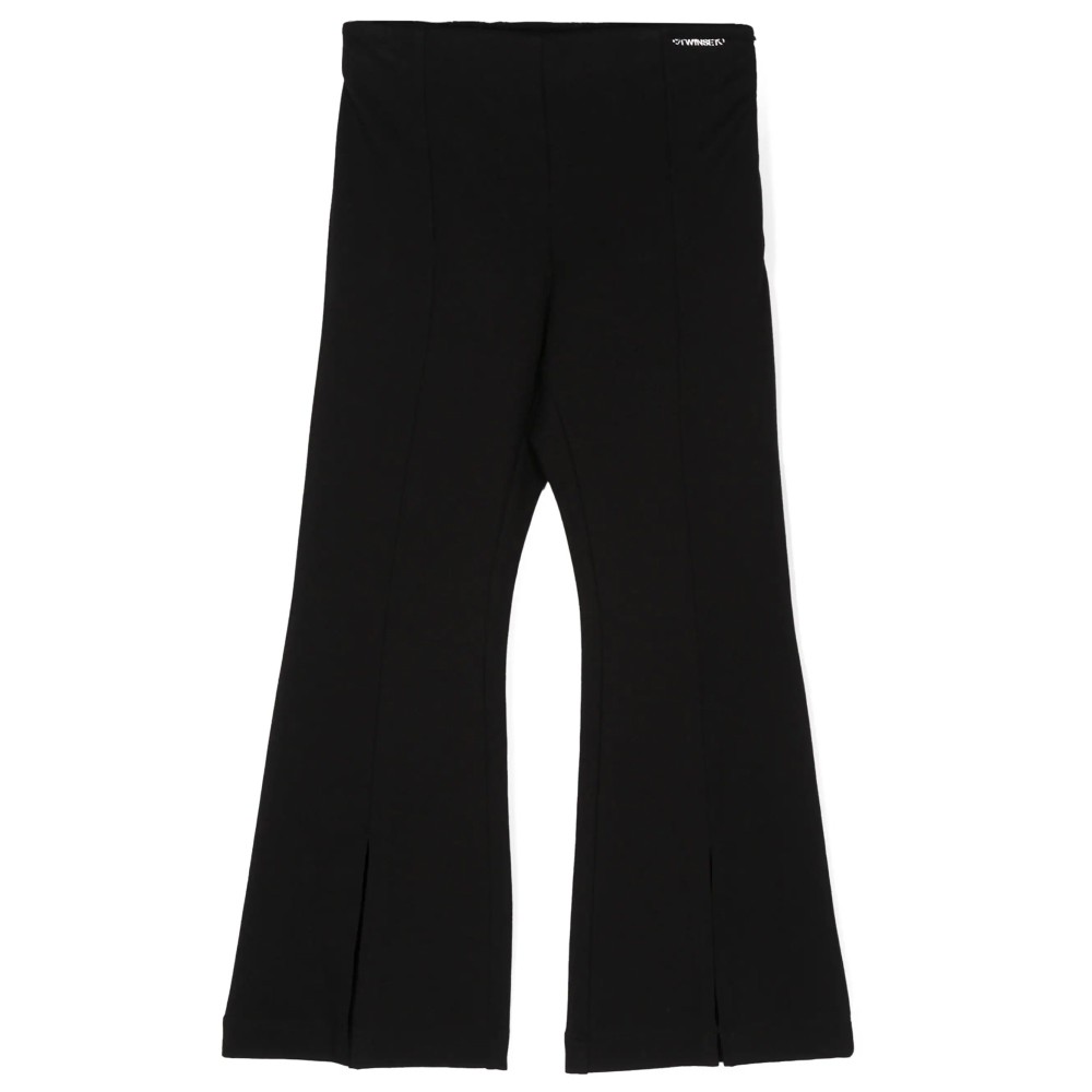 TWIN-SET Pantaloni neri a...