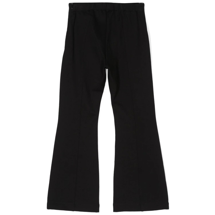 TWIN-SET Pantaloni neri a zampa bambina