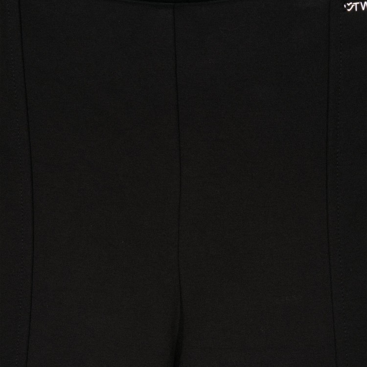 TWIN-SET Pantaloni neri a zampa bambina