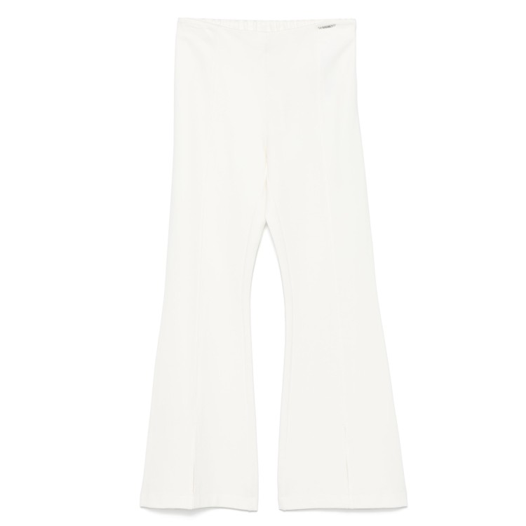 TWIN-SET Pantaloni bianchi svasati bambina