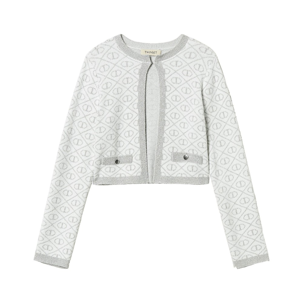 TWIN-SET Cardigan bianco...