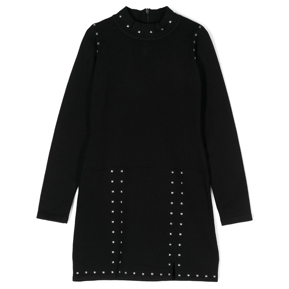 TWIN-SET Abito nero con...