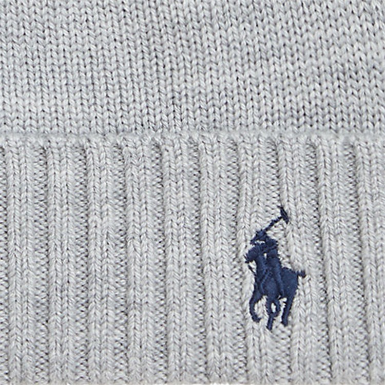 RALPH LAUREN Cappello grigio in lana bambini