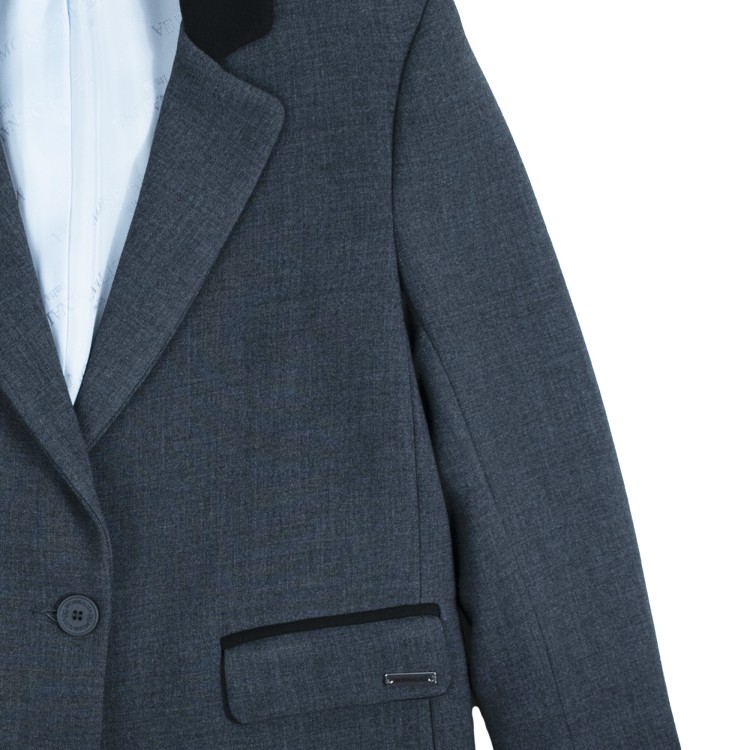 MONNALISA Giacca due bottoni grigia bambina