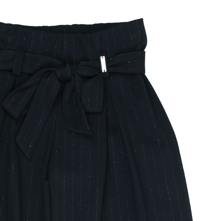 MONNALISA Pantalone Gamba larga nero bambina