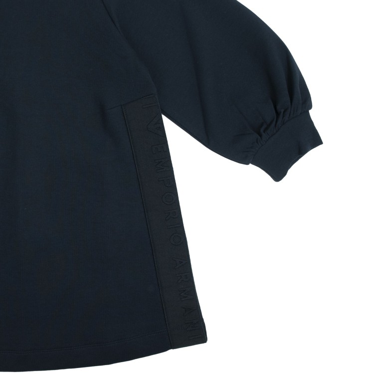EMPORIO ARMANI Abito elasticizzato blu bambina