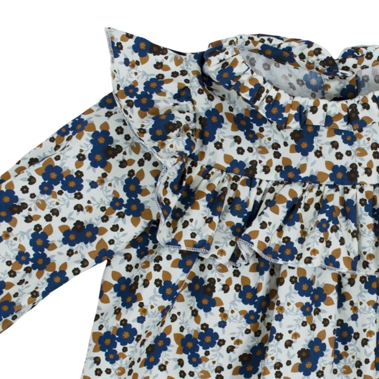 LITTLE BEAR Camicia manica lunga fantasia neonata