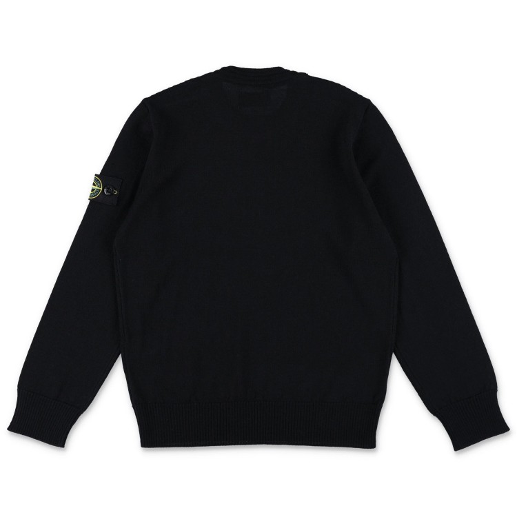 STONE ISLAND Maglione nero unisex