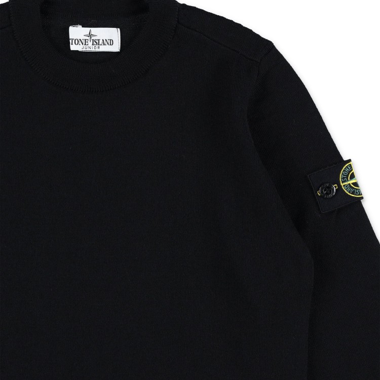 STONE ISLAND Maglione nero unisex