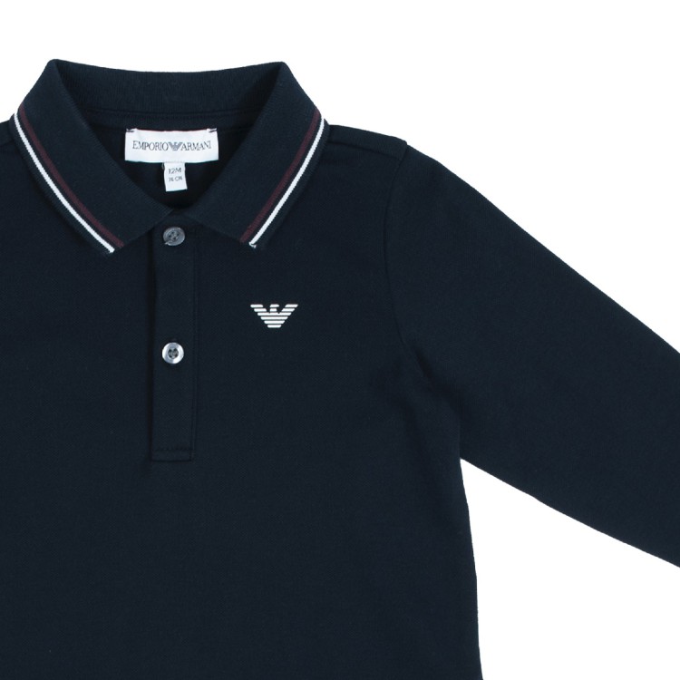 EMPORIO ARMANI POLO SHIRT.BLU NAVY