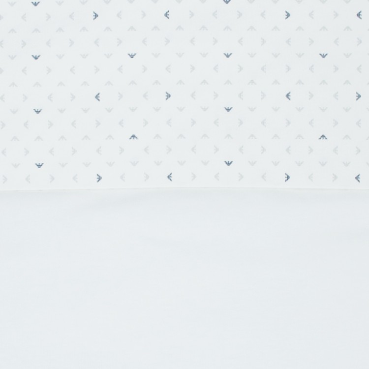 EMPORIO ARMANI Sacco nanna imbottito  panna blu neonato