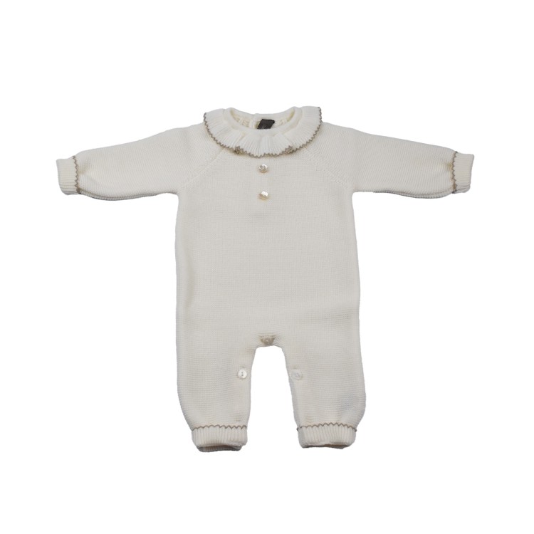 LITTLE BEAR Tutina bianca neonata