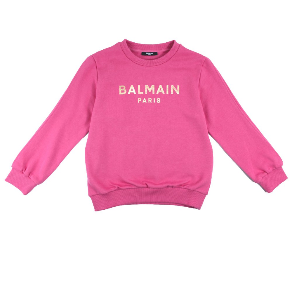 BALMAIN Felpa rosa  bambina