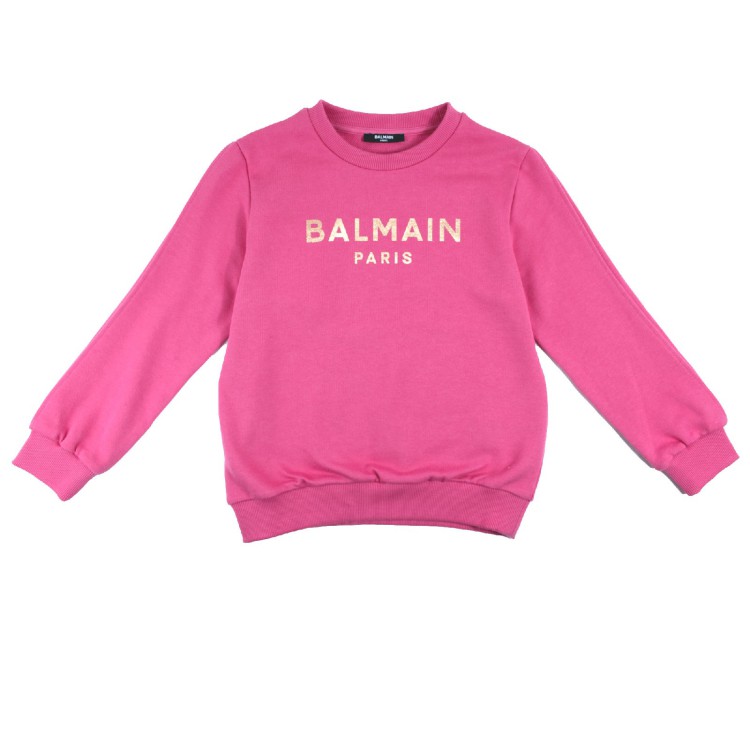 BALMAIN Felpa rosa  bambina