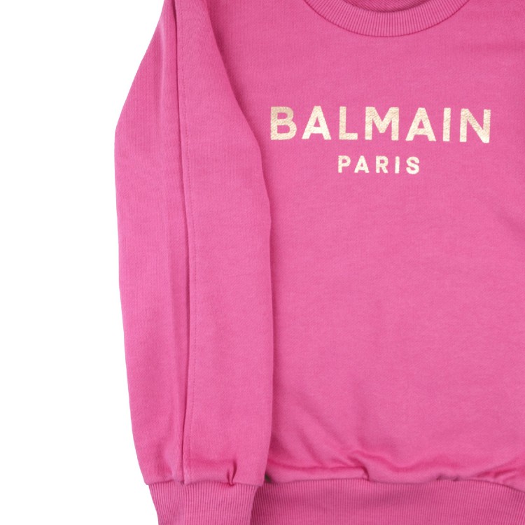 BALMAIN Felpa rosa  bambina