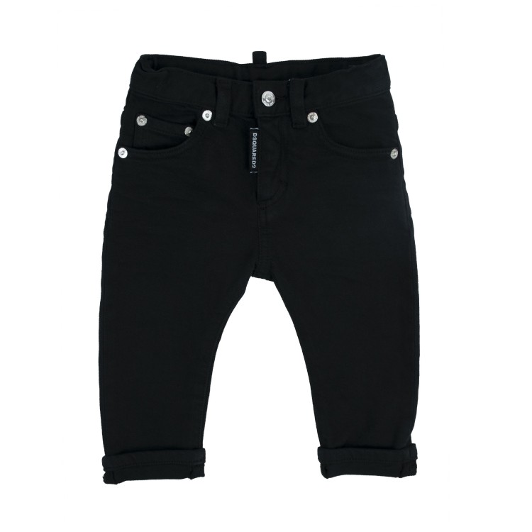 DSQUARED Pantaloni neri neonato