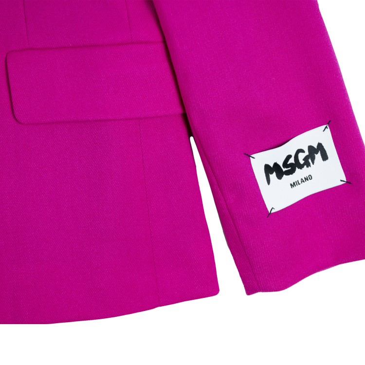 MSGM Giacca fucsia bambina