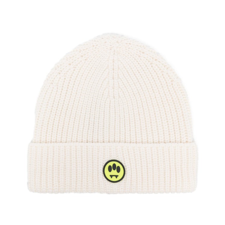 BARROW Cappello con applicazione Smiley a coste