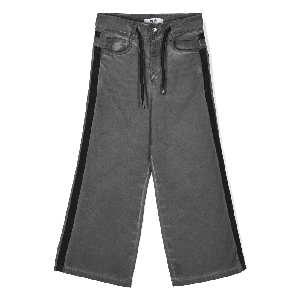 MSGM Pantaloni grigi con...