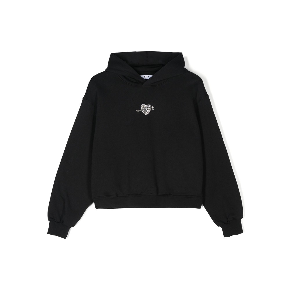 MSGM Felpa nera con...