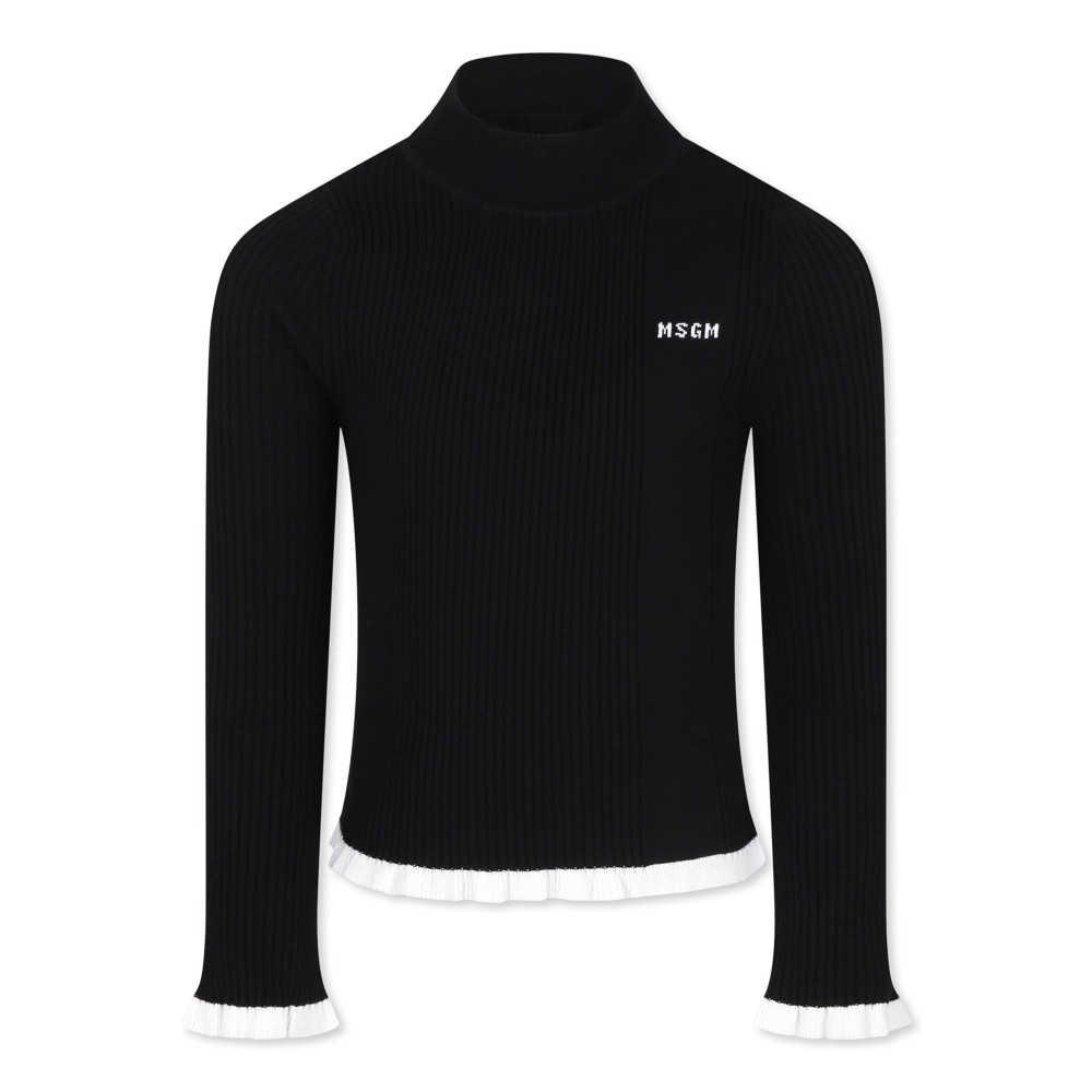 MSGM Maglione nero con...