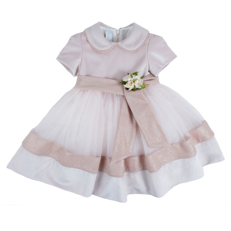 COLORI CHIARI Abito rosa neonata