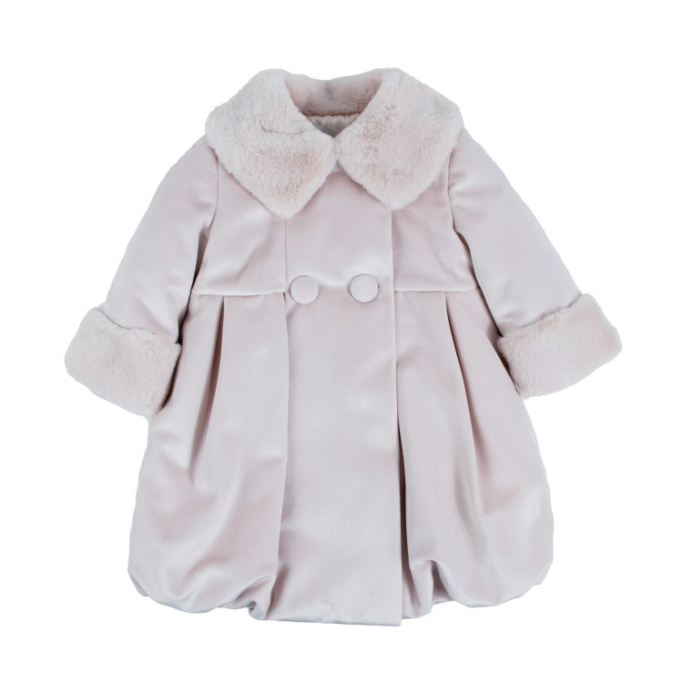 COLORI CHIARI Cappottino rosa neonata