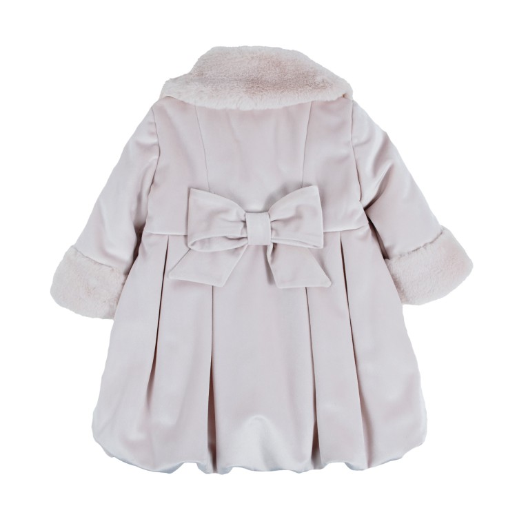 COLORI CHIARI Cappottino rosa neonata