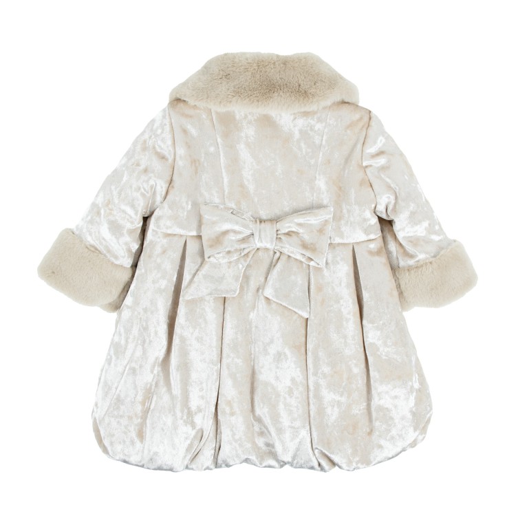 COLORI CHIARI Cappottino beige neonata