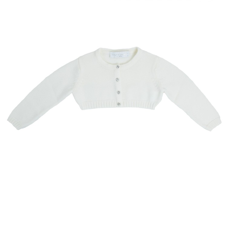 COLORI CHIARI Giacchino panna neonata