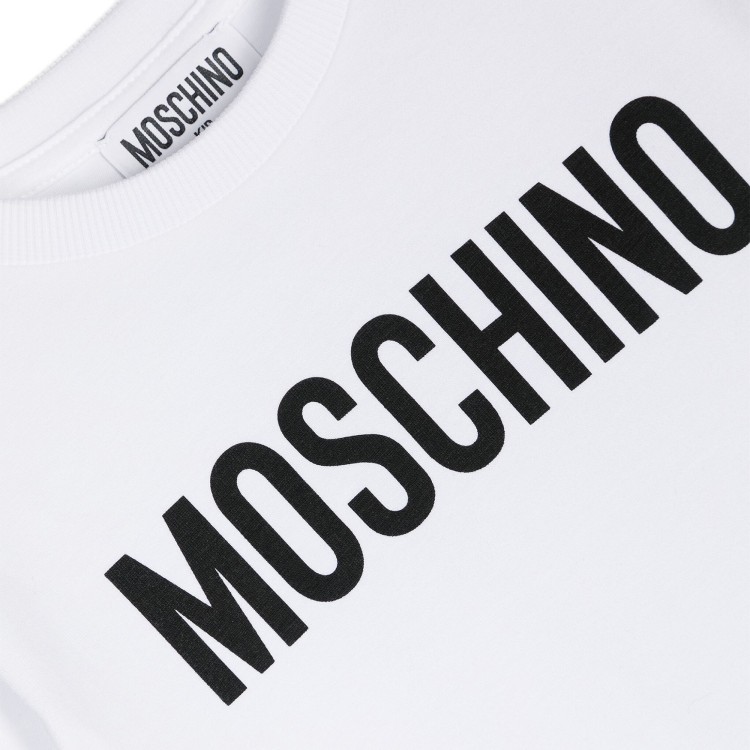 MOSCHINO T-shirt bianca con stampa
