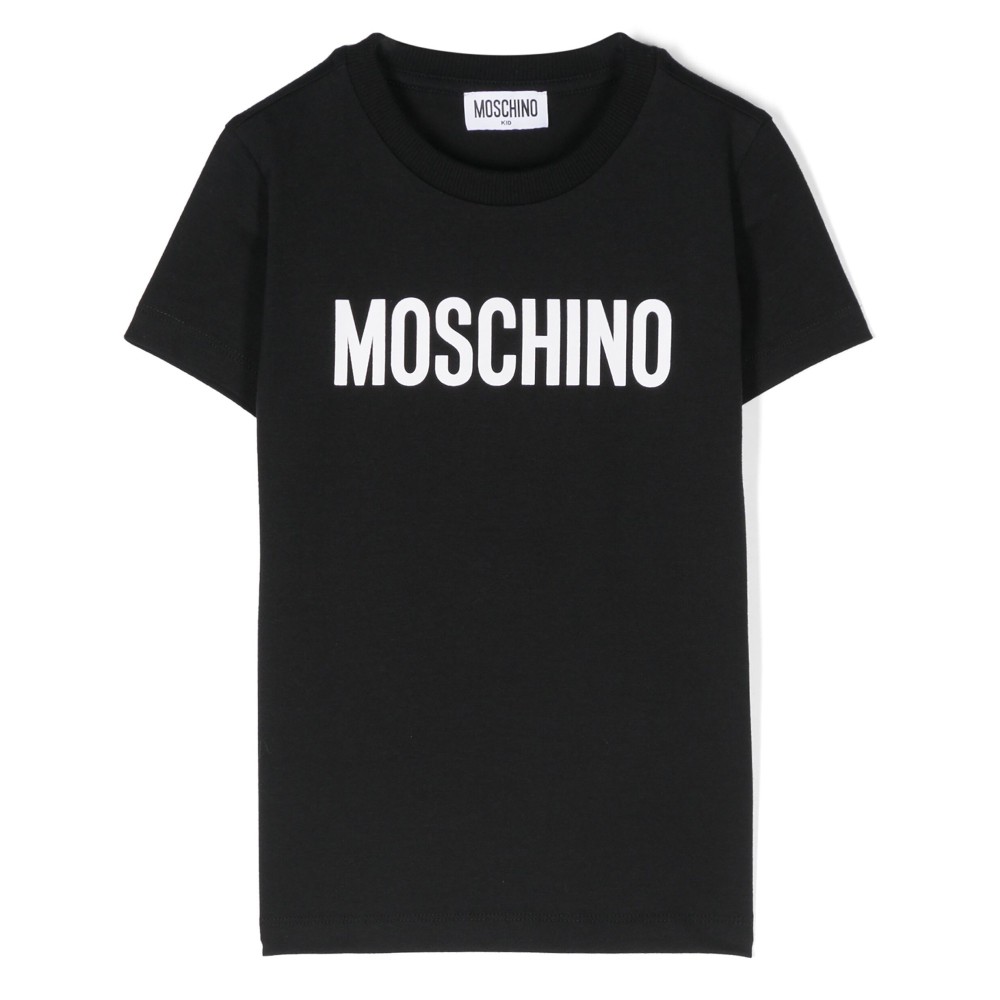 MOSCHINO T-shirt nera con...