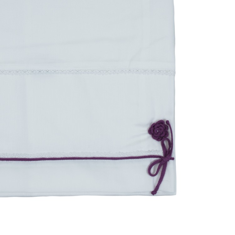 MARLU' Set lenzuola cotone carrozzina neonata