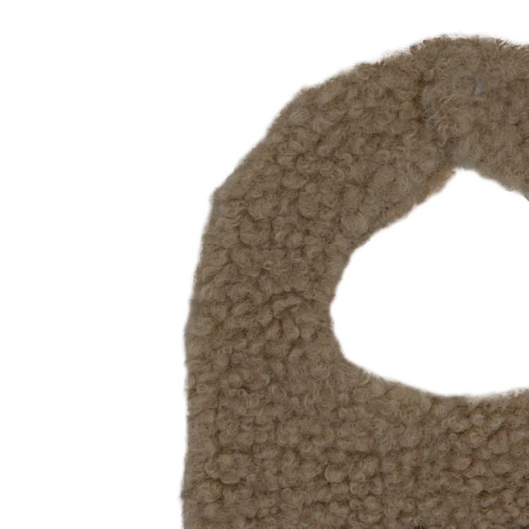 MARLU' Bavetta beige orsetto teddy neonati