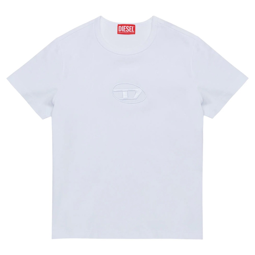 DIESEL T-shirt bianca con...