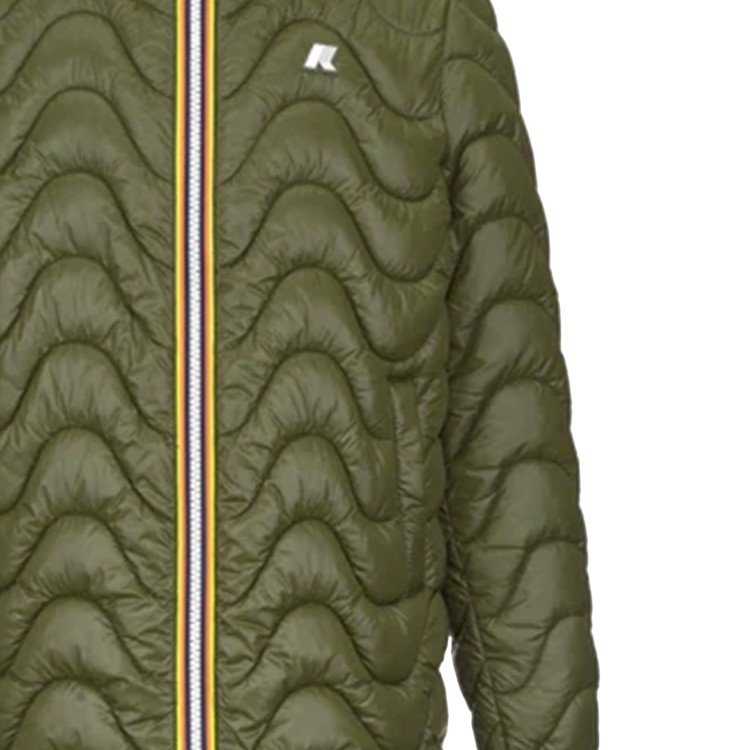 K-WAY Giacca verde con cappuccio bambini