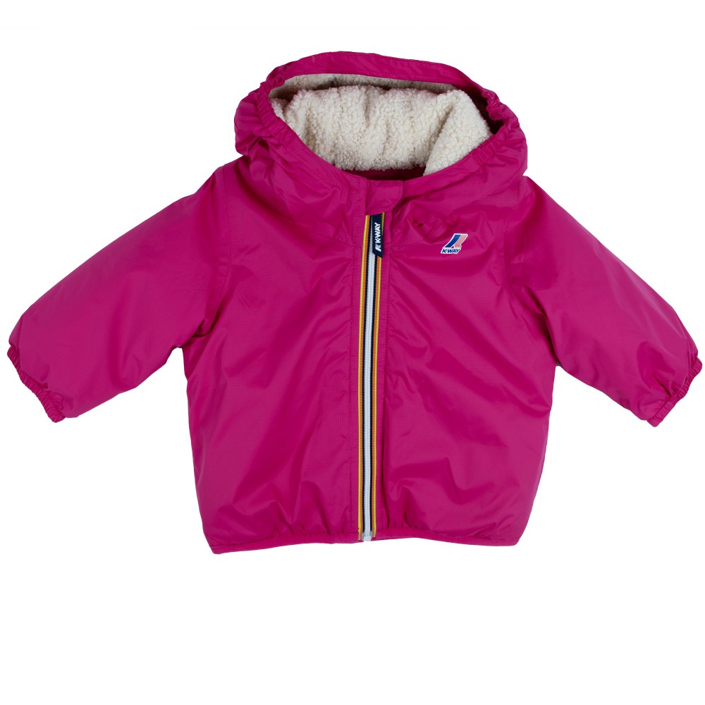 K-WAY Giubbino fuxia neonata