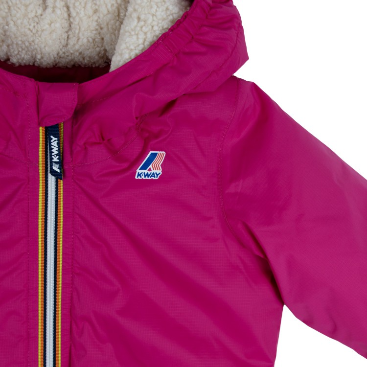 K-WAY Giubbino fuxia neonata